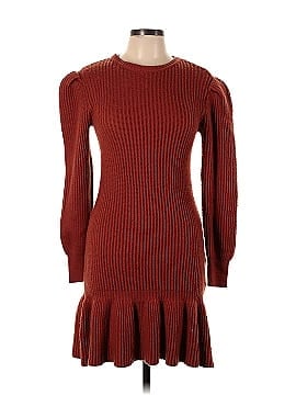 Love, Whit by Whitney Port Rust Sweater Dress (view 1)