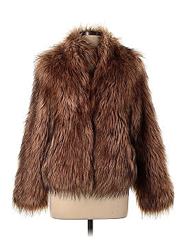 Unreal Fur Brown Faux Fur Delish Jacket (view 1)