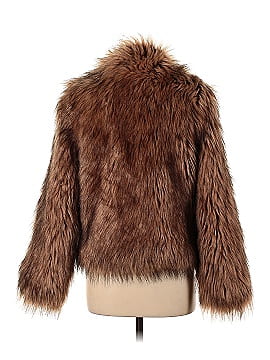 Unreal Fur Brown Faux Fur Delish Jacket (view 2)