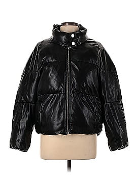 Milly Faux Leather Puffer (view 1)