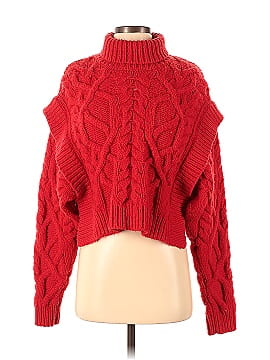 Aknvas Bonnie Cable Knit Turtleneck Sweater (view 1)