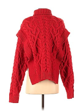 Aknvas Bonnie Cable Knit Turtleneck Sweater (view 2)