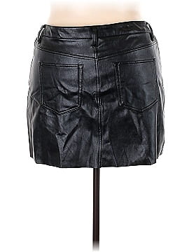 Love, Fire Faux Leather Skirt (view 2)