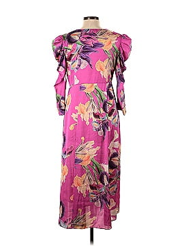 PatBO Pink Floral Puff Sleeve Dress (view 2)
