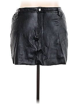 Love, Fire Faux Leather Skirt (view 1)