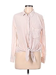 Equipment Long Sleeve Silk Top