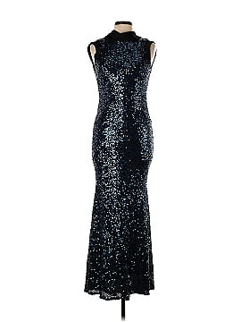 Badgley Mischka Sapphire Sequin Gown (view 1)