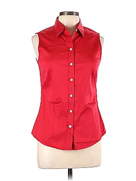 Banana Republic Factory Store Sleeveless Button-Down Shirt (view 1)