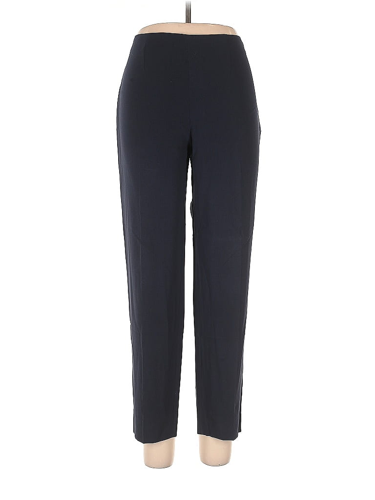 Piazza Sempione Solid Blue Wool Pants Size EU (IT) 46 / US 10 - photo 1