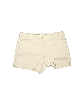 White House Black Market Khaki Shorts (view 1)