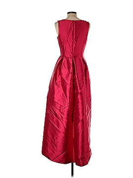 Hutch Red V-Neck High Low Gown (view 2)