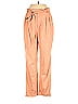 Sally LaPointe 100% Polyurethane Orange Faux Leather Trousers Size 2 - photo 1