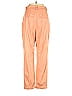 Sally LaPointe 100% Polyurethane Orange Faux Leather Trousers Size 2 - photo 2