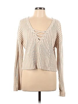 Intermix Wool Pullover Sweater (view 1)