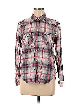 American Eagle Outfitters Long Sleeve Button-Down Shirt (view 1)