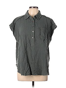 Fantastic Fawn Short Sleeve Button-Down Shirt (view 1)