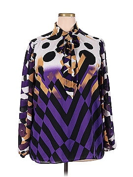 Ashley Stewart Long Sleeve Blouse (view 1)