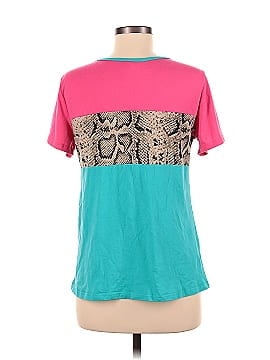 Tickled Teal Short Sleeve T-Shirt (view 2)