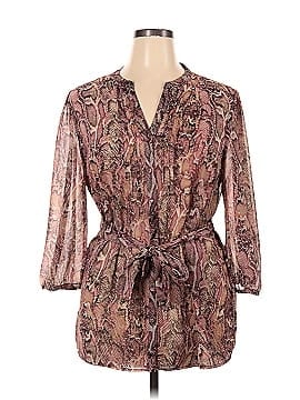 Liz Claiborne Long Sleeve Blouse (view 1)