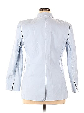 Rebecca Taylor Blue Slub Jacket (view 2)