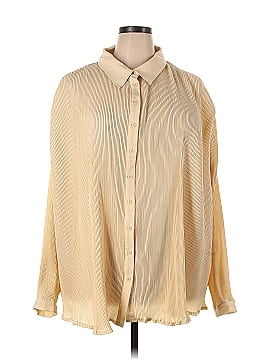 PrettyLittleThing Long Sleeve Button-Down Shirt (view 1)