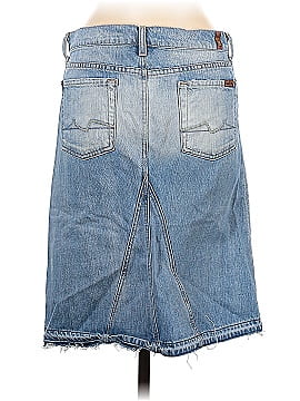 7 For All Mankind Denim Skirt (view 2)