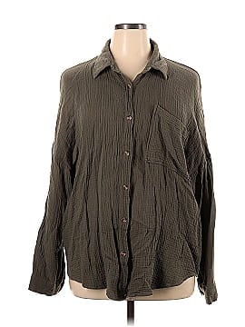 Unbranded Long Sleeve Button-Down Shirt (view 1)