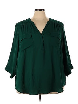 Torrid 3/4 Sleeve Blouse (view 1)