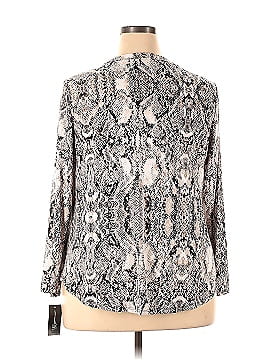 INC International Concepts Long Sleeve Blouse (view 2)