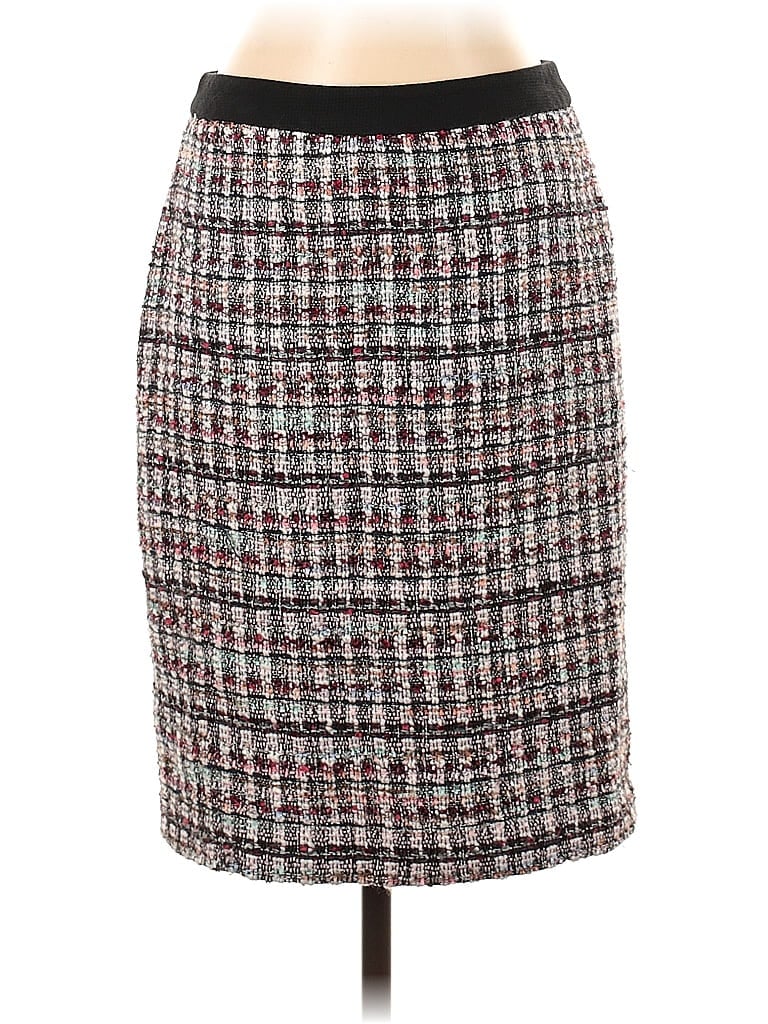Pre-owned Talbots Formal Skirt In Gray