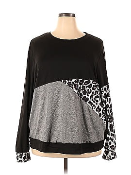 Shein Curve Long Sleeve T-Shirt (view 1)