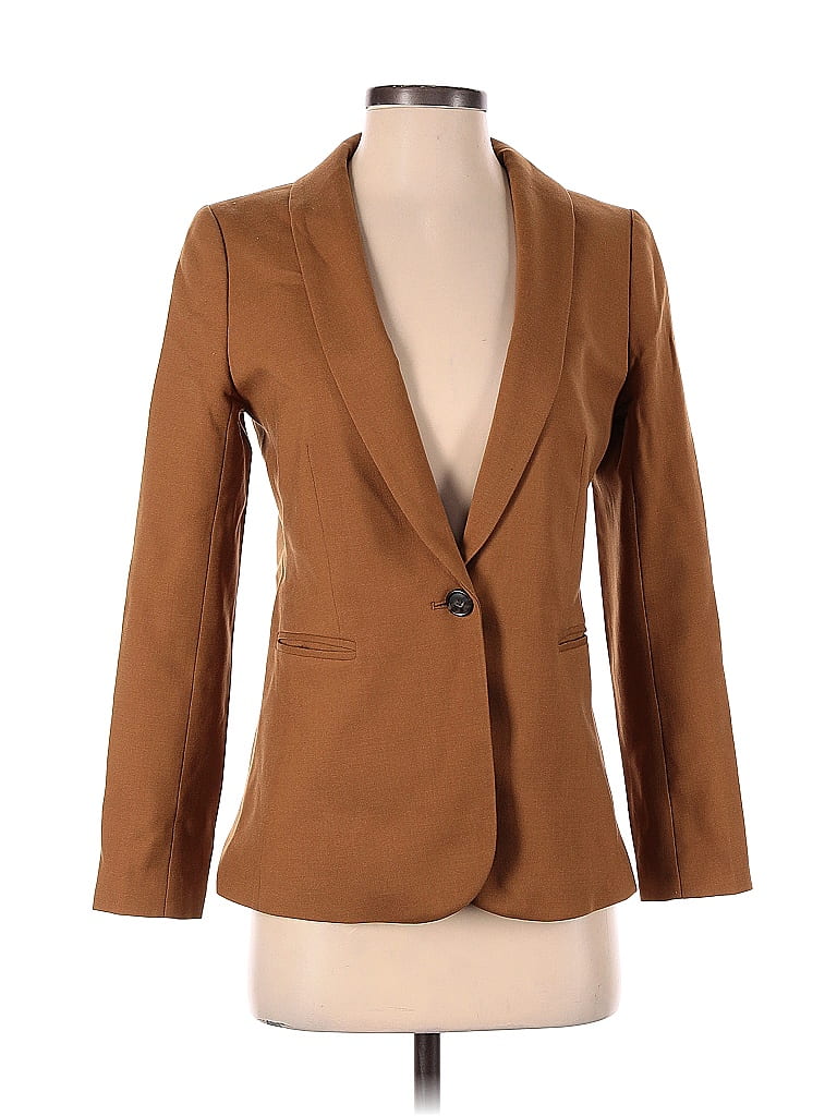 J.Crew Brown Wool Blazer Size 0 - 77% off | ThredUp