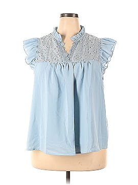 Shein Curve Sleeveless Blouse (view 1)