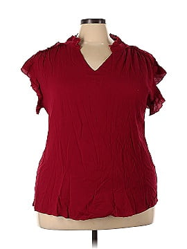 BLOOMCHIC Short Sleeve Blouse (view 1)