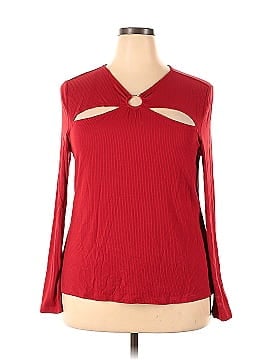 ELOQUII Long Sleeve Top (view 1)