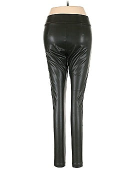 M&S Collection Faux Leather Pants (view 2)