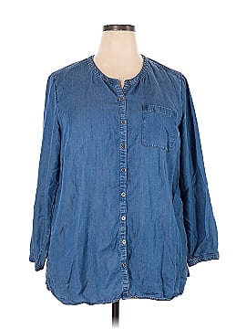 J.Jill 3/4 Sleeve Button-Down Shirt (view 1)