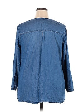 J.Jill 3/4 Sleeve Button-Down Shirt (view 2)