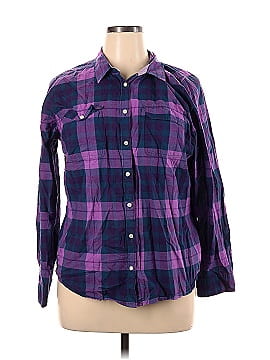 St. John's Bay Long Sleeve Button-Down Shirt (view 1)