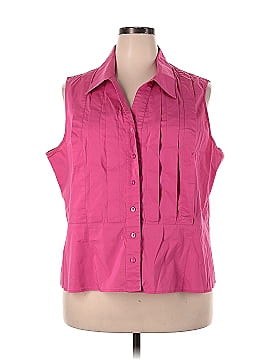 Jones New York Collection Sleeveless Button-Down Shirt (view 1)