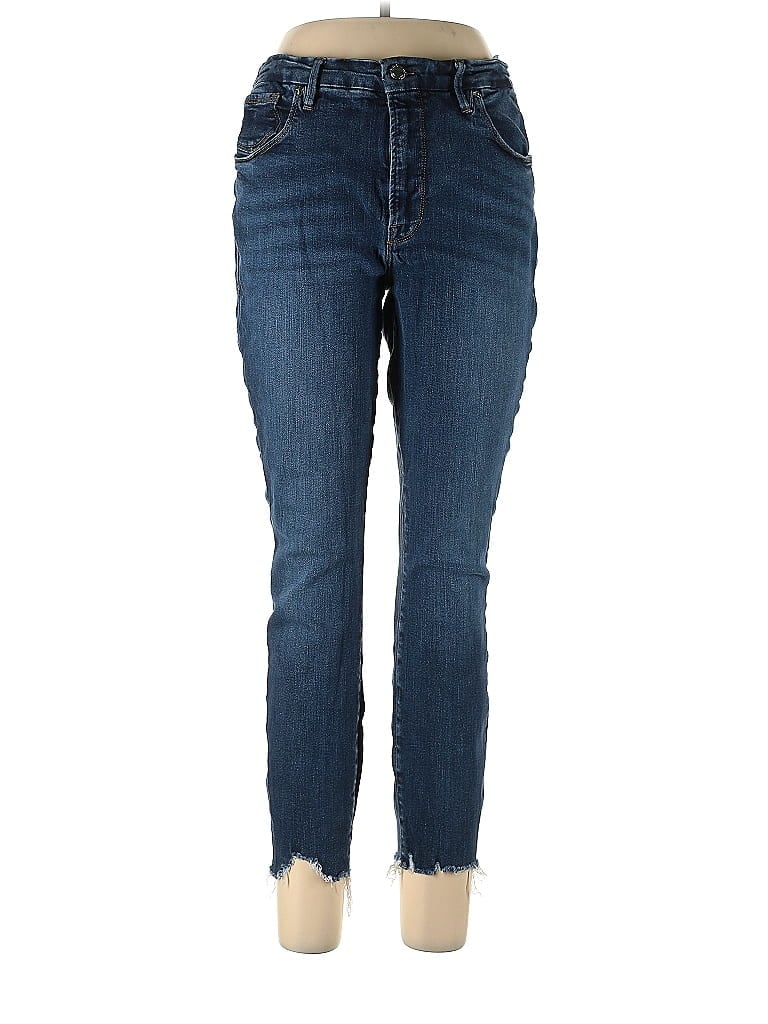 Pre-owned Good American Jeans In Blue