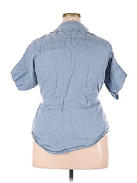 Lauren by Ralph Lauren Short Sleeve Button-Down Shirt (view 2)
