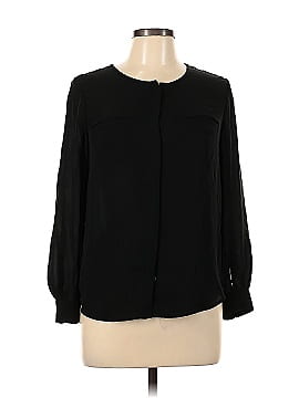 Joie Long Sleeve Silk Top (view 1)