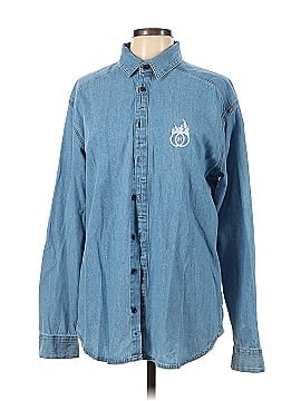 Happiness Long Sleeve Button-Down Shirt (view 1)