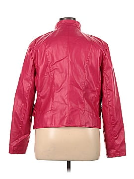 Chouyatou Faux Leather Jacket (view 2)