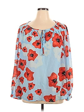 Jones New York Signature Long Sleeve Blouse (view 1)