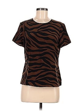 Collection Short Sleeve Silk Top (view 1)