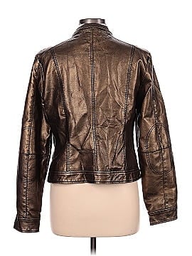 Ruff Hewn Faux Leather Jacket (view 2)