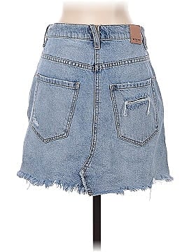 We the Free Denim Skirt (view 2)