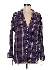 Intimately By Free People 3/4 Sleeve Button Down Shirt